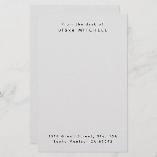 Einzigartiges Papier für die Standardebene (Vorne/Hinten)