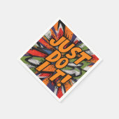 Einzigartiges Papier Napkins Serviette (Ecke)