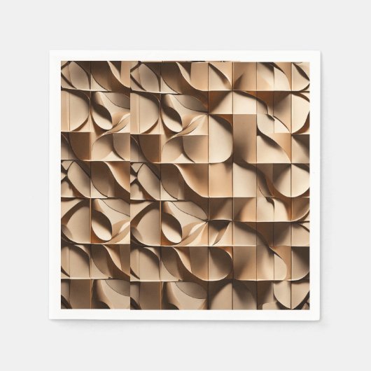 Einzigartiges Papier-Servietten-Design" "Moderne P Serviette (Vorderseite)