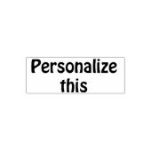 Einzigartiges personalisiert permastempel (Design)