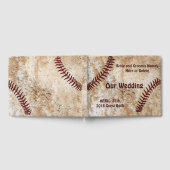 Einzigartiges Personalisiertes Baseball-Gästebuch Gästebuch (Voll)