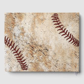 Einzigartiges Personalisiertes Baseball-Gästebuch Gästebuch (Rückseite)