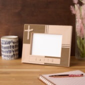 Einzigartiges Personalisiertes Christliches Palm C Geätzte Rahmen (Linke Ecke)