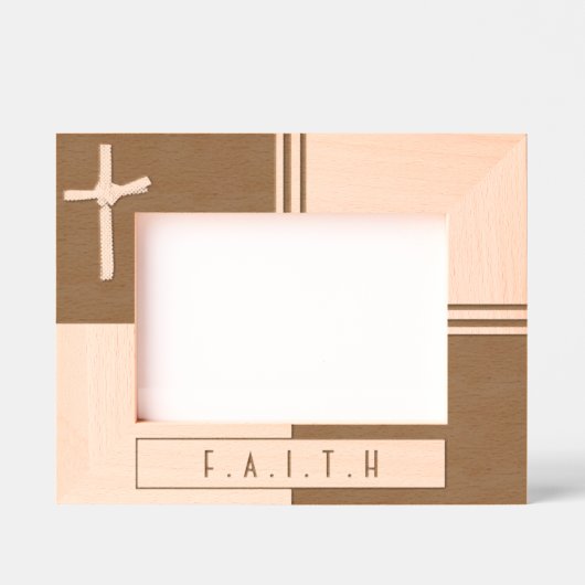 Einzigartiges Personalisiertes Christliches Palm C Geätzte Rahmen (Vorderseite)