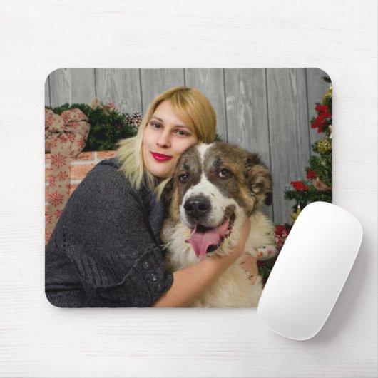 Einzigartiges Personalisiertes Foto Mousepad (Mit Mouse)