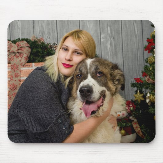 Einzigartiges Personalisiertes Foto Mousepad (Vorne)