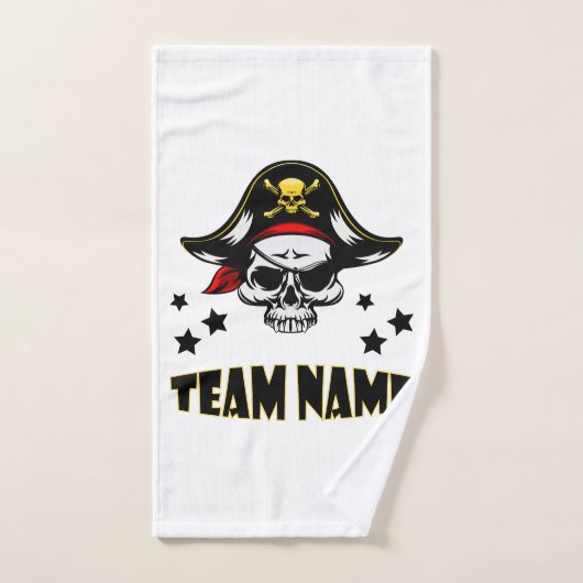Einzigartiges Personalisiertes Piratenhandtuch Handtuch (Handtuch)