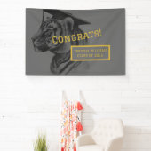 Einzigartiges personalisiertes Tiger-Abschlussbann Banner (InSitu)