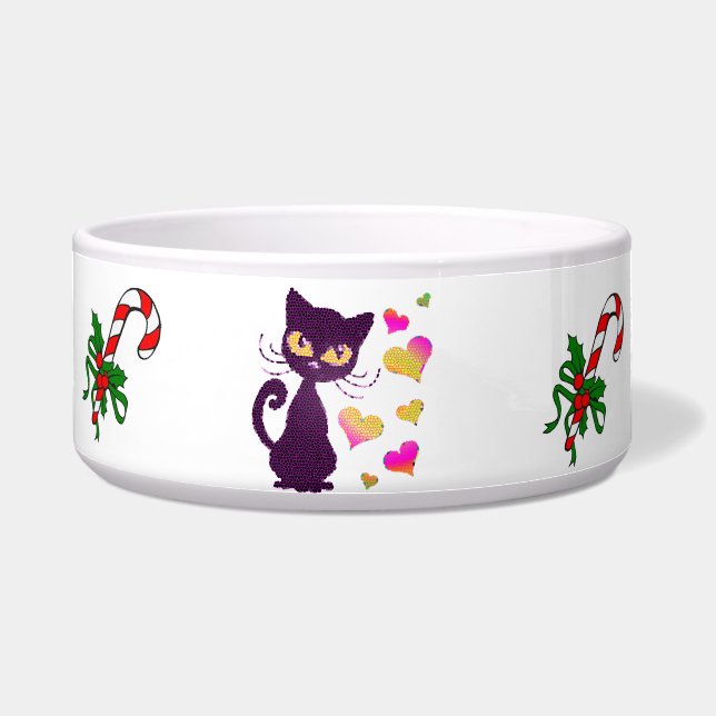 Einzigartiges Pet Food Bowl, Haustierkatzenschale  Napf (Vorderseite)