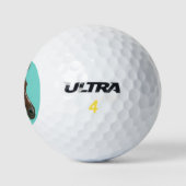 Einzigartiges Pferdegemälde Golfball (Logo)