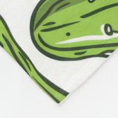 Einzigartiges pickle-thematisches personalisiertes fleecedecke (Ecke)
