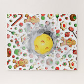 Einzigartiges Pickleball Holiday Geschenk Jigsaw P Puzzle (Horizontal)