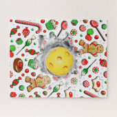 Einzigartiges Pickleball Holiday Geschenk Jigsaw P Puzzle (Horizontal)