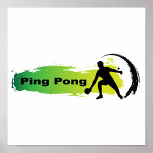 Einzigartiges Ping Pong Poster