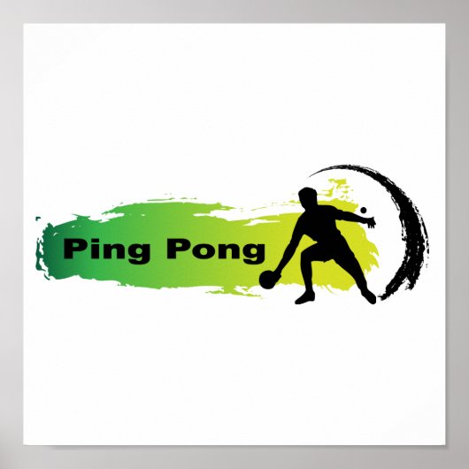 Einzigartiges Ping Pong Poster (Vorne)