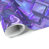 Einzigartiges Plum Vienna Tumbling Elegante Weihna Geschenkpapier (Rolleneckpunkt)