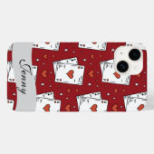 Einzigartiges Poker-Thema Case-Mate iPhone Hülle (Rückseite (Horizontal))