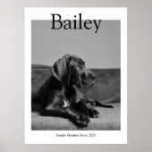 Einzigartiges Portrait Magazin Custom Foto Poster (Vorne)