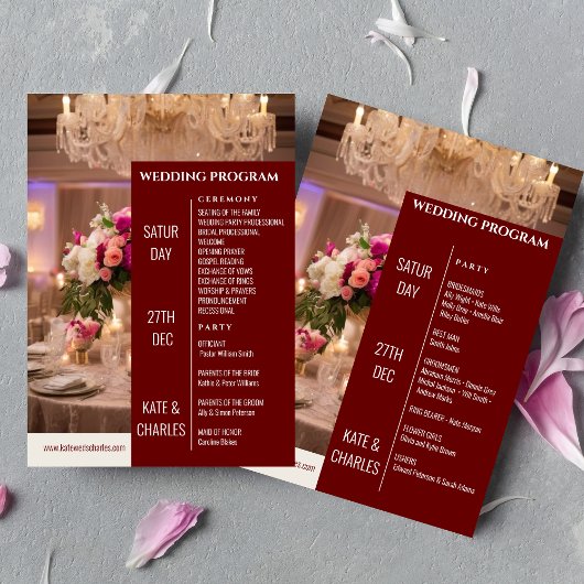 Einzigartiges Programm für maßgeschneiderte Hochze