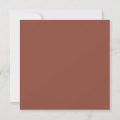 Einzigartiges QR Terracotta Couple Liebe Wedding S Save The Date (Rückseite)