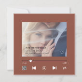 Einzigartiges QR Terracotta Couple Liebe Wedding S Save The Date (Vorderseite)