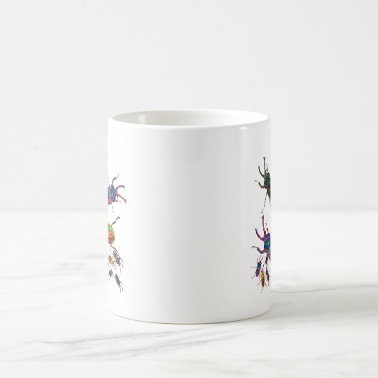 Einzigartiges Rainbow-Hirschkäfer-Accessoire Kaffeetasse (Mittel)