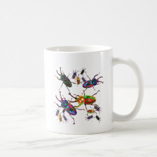 Einzigartiges Rainbow-Hirschkäfer-Accessoire Kaffeetasse