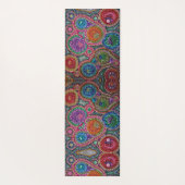 Einzigartiges Rainbow Mardi Gras perlen art YOGA M Yogamatte (Rückseite)