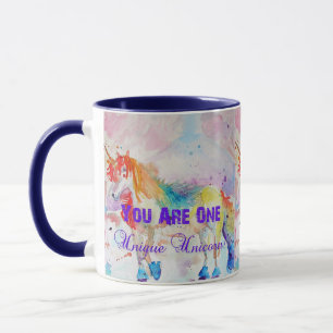 Einzigartiges Rainbow Tasse