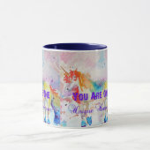 Einzigartiges Rainbow Tasse (Zentrum)