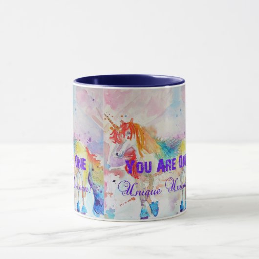 Einzigartiges Rainbow Tasse (Zentrum)