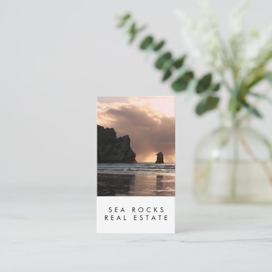 Einzigartiges Real Anwesen Agent Rocks Ocean Beach Visitenkarte