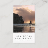 Einzigartiges Real Anwesen Agent Rocks Ocean Beach Visitenkarte (Vorderseite)