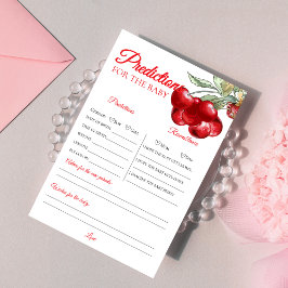 Einzigartiges Red Cherry Baby Shower Predictions S