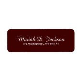 Einzigartiges Reddish-Brown-Klassenskript Creative (Vorne)