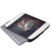 Einzigartiges Reitgirl Laptopschutzhülle (Vorne Knopf)