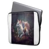 Einzigartiges Reitgirl Laptopschutzhülle (Vorderseite Links)