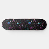 Einzigartiges Retro 80er Astrologie Design Skatebo Skateboard (Horizontal)