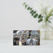 Einzigartiges Retro Automobil Visitenkarte (Stehend Vorderseite)