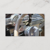 Einzigartiges Retro Automobil Visitenkarte (Vorderseite)