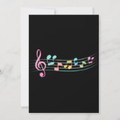 Einzigartiges Retro Style Disco Brautparty Einladung (Rückseite)