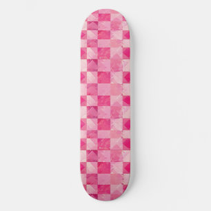 Einzigartiges Retro Y2K Schachbrett Design Skatebo Skateboard