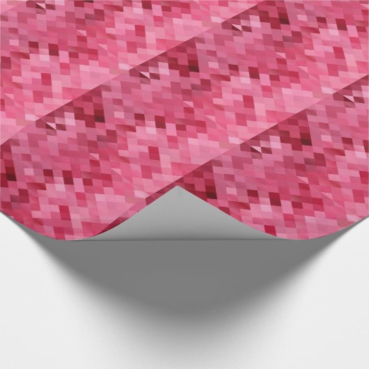 Einzigartiges rosa Geschenkpapier (Ecke)