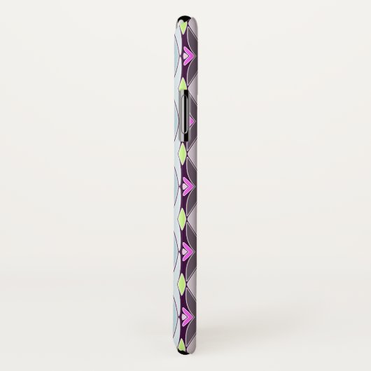 Einzigartiges rosa Muster Case-Mate iPhone Hülle (Hinten/Rechts)