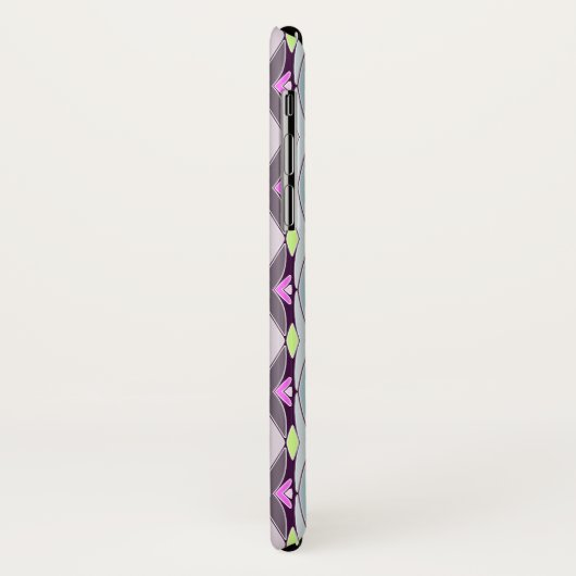 Einzigartiges rosa Muster Case-Mate iPhone Hülle (Hinten/Links)