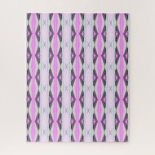 Einzigartiges rosa Muster Puzzle (Vertikal)