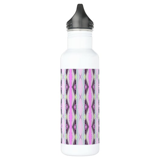 Einzigartiges rosa Muster Trinkflasche (Links)