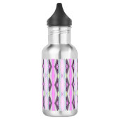 Einzigartiges rosa Muster Trinkflasche (Links)