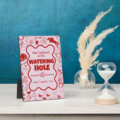 Einzigartiges Rosa Pferdchen Reittiere Geburtstags Fotoplatte (Seite)