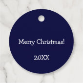 Einzigartiges rosa Ribbon Bauble Geschenkanhänger (Rückseite)